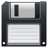 Front Floppy Disk Free Clipart HD PNG Image
