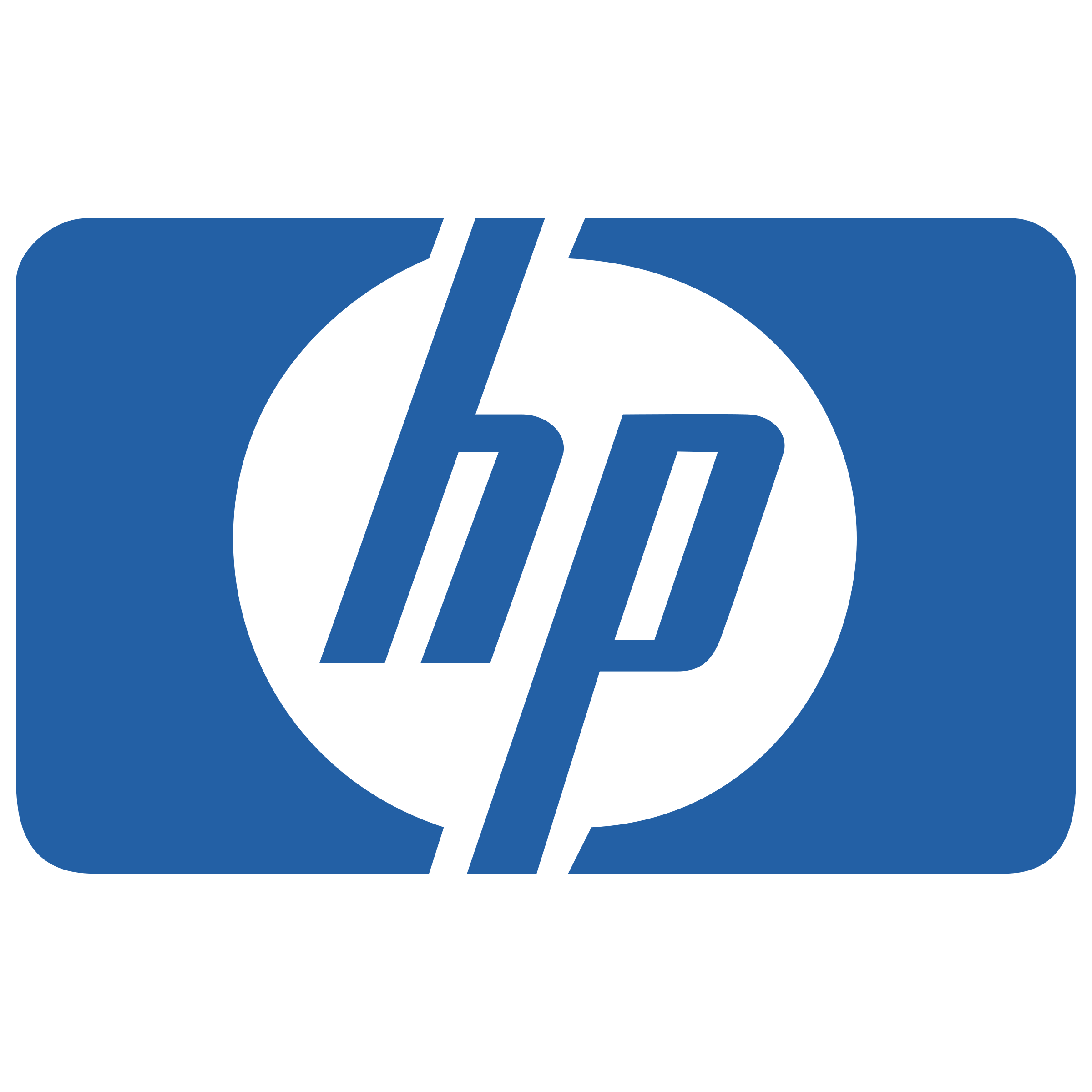 Blue Logo Hewlett-Packard Free Clipart HD PNG Image