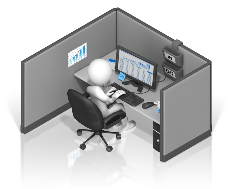 Head Business Office Projects, Cubicle Fax Leads PNG Image