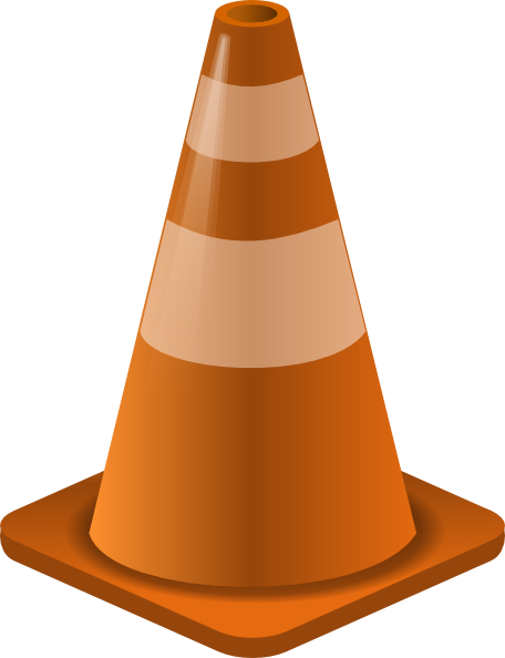 Orange cones Transparent PNG Image
