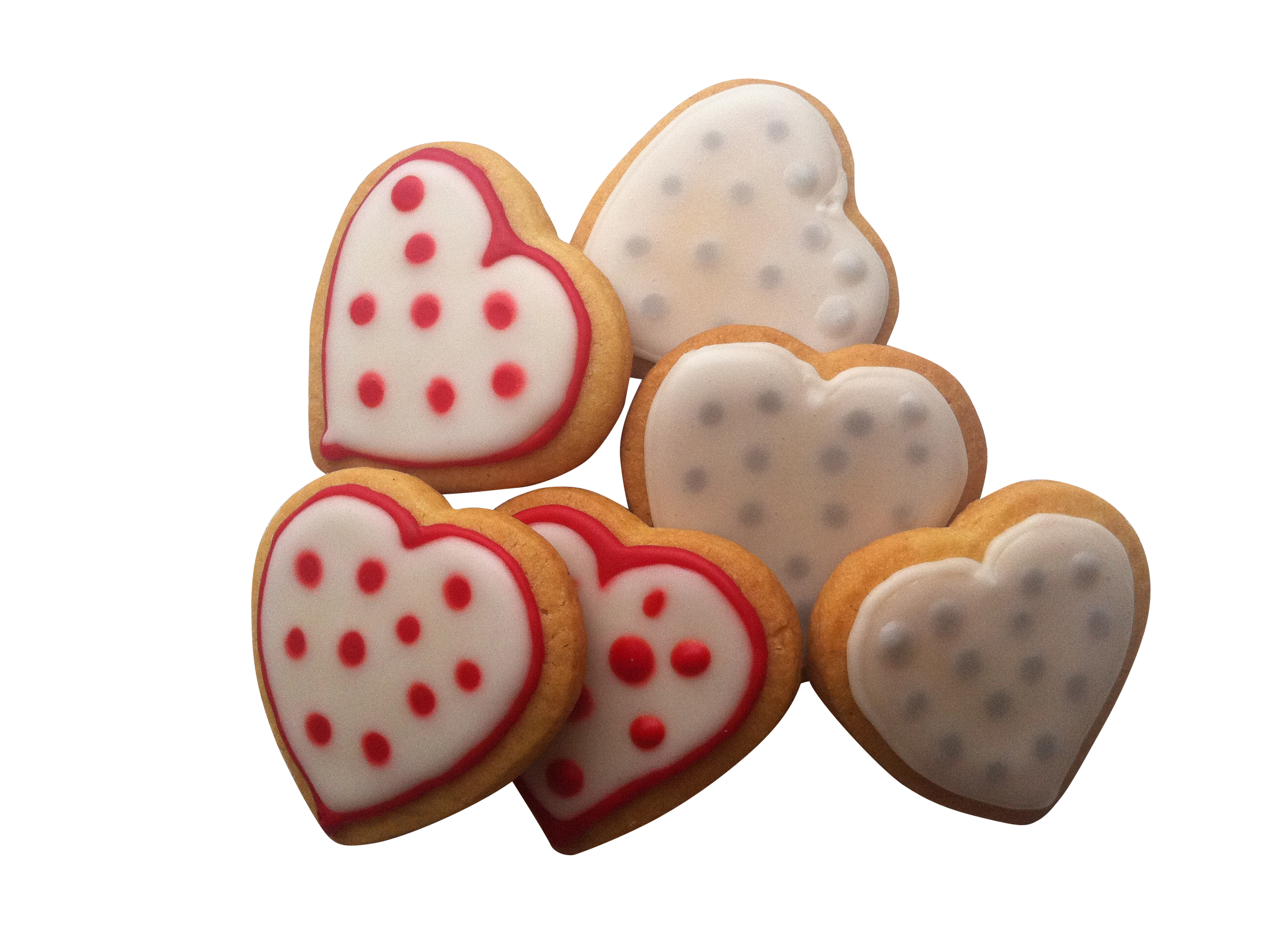 Heart Cookie Icing PNG Image High Quality PNG Image