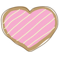 Heart Vector Cookie HD Image Free