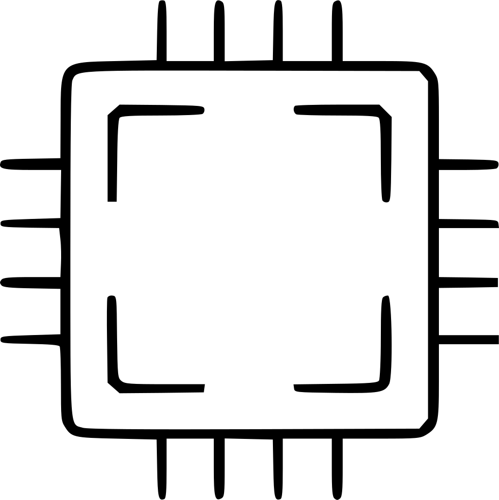 Cpu processor Transparent PNG Image