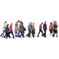 Crowd Transparent PNG Image