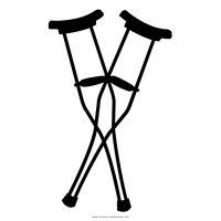 Crutches PNG