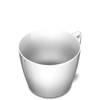 White Empty Cup Download Free Image PNG