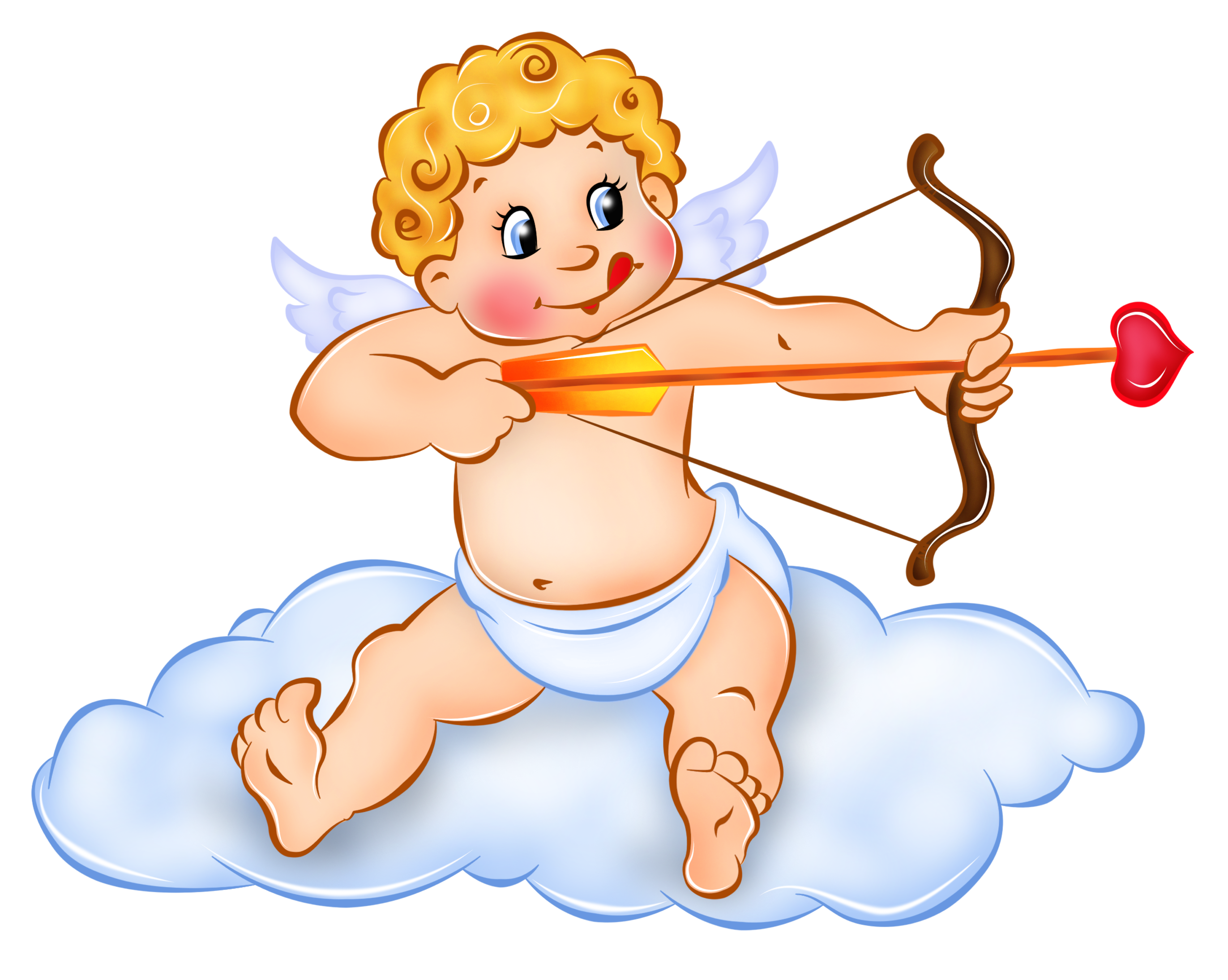 Cupid Valentines Day Angel Photos PNG Image