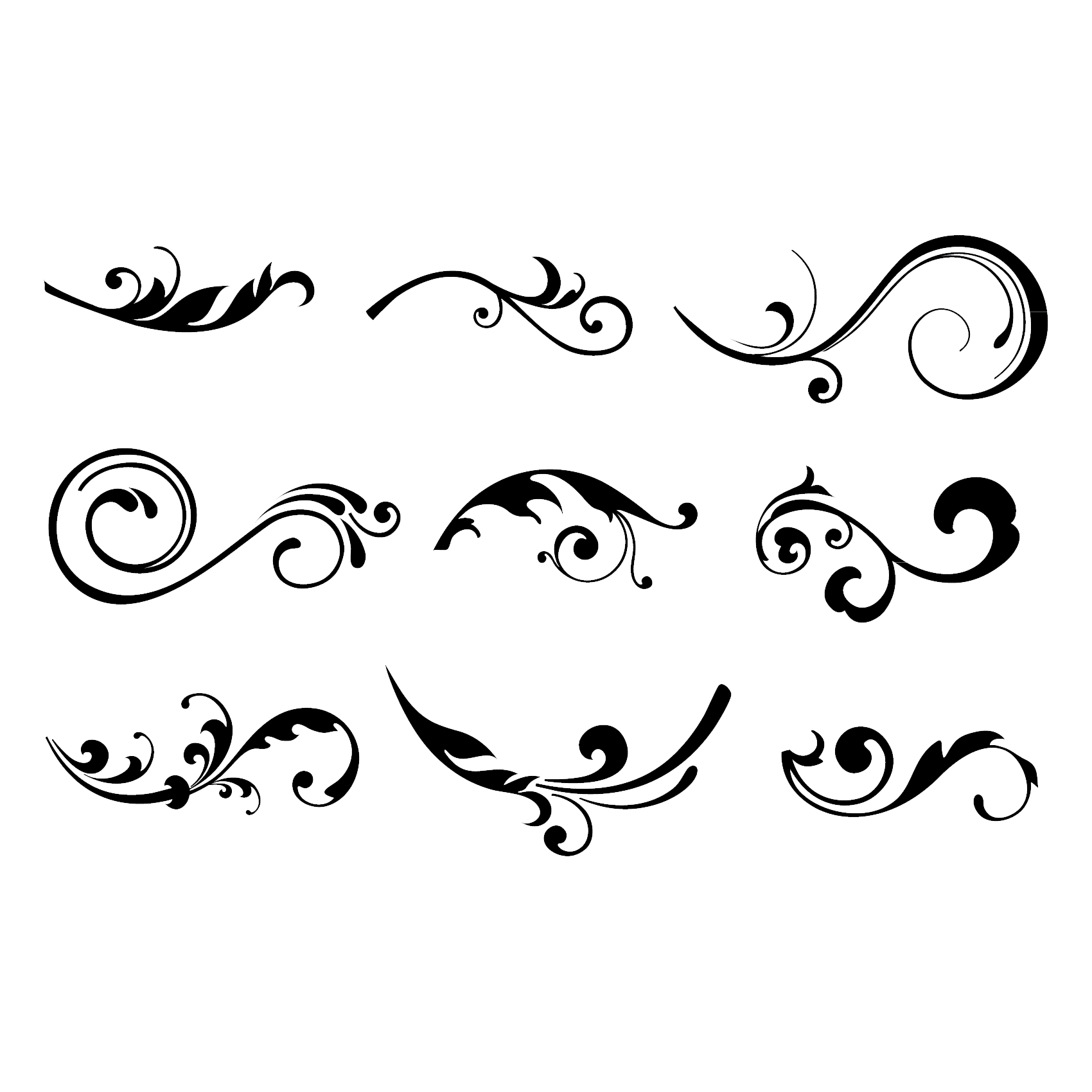 Curly Transparent PNG Image