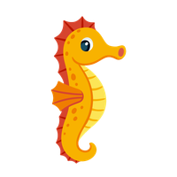 Cute Seahorse Free Download PNG Image