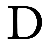 Letter D PNG