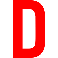 Letter D PNG