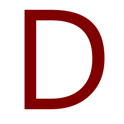 Letter D Transparent PNG Image