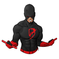 Shoulder Superhero Netflix Daredevil Book Comic Transparent PNG Image
