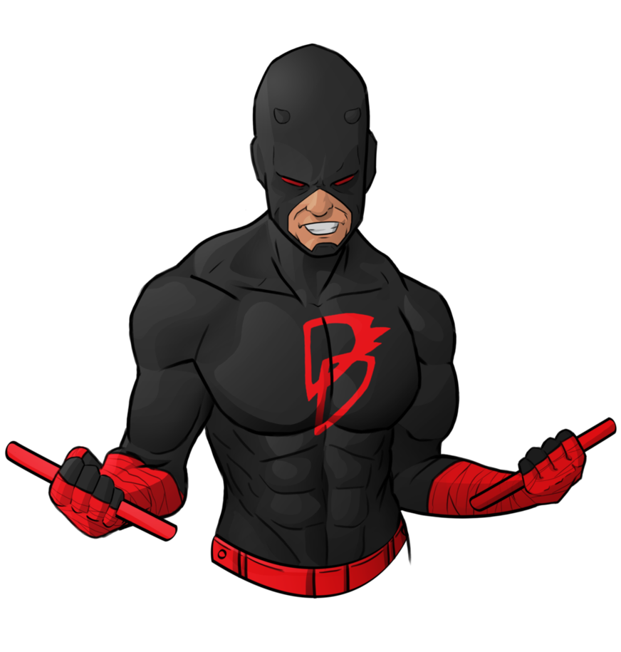 Shoulder Superhero Netflix Daredevil Book Comic PNG Image