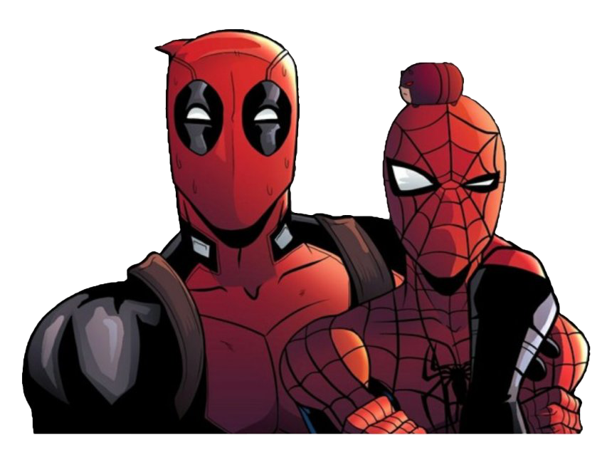 Spiderman And Deadpool Free Download Image PNG Image