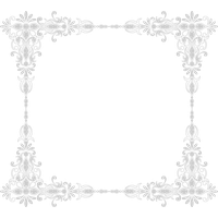 Flower Area Pattern Frame Grey Black White