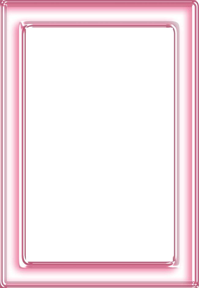 Pink Picture Frame Square Free Clipart HQ PNG Image