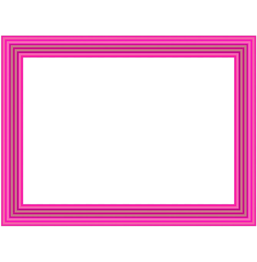 Pink Frame Square Free Clipart HQ PNG Image