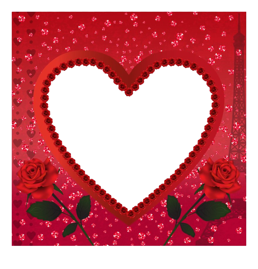 Heart Frame Romantic Photos HD Image Free PNG Image