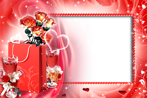 Photos Frame Romantic Free Clipart HD PNG Image