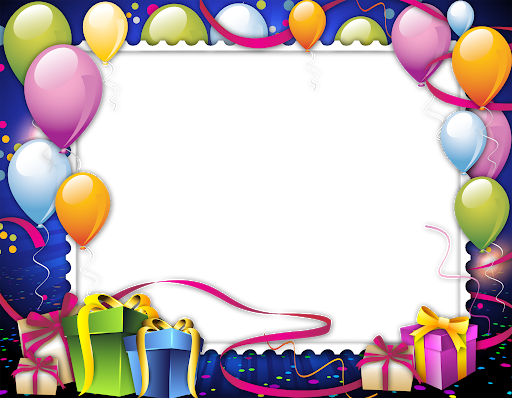 Download Frame Birthday Balloons Free Clipart HD HQ PNG Image | FreePNGImg
