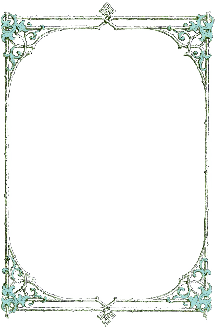 Antique Border Rectangle HD Image Free PNG Image