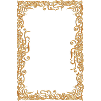 Antique Border Rectangle HD Image Free Transparent HQ PNG Download ...