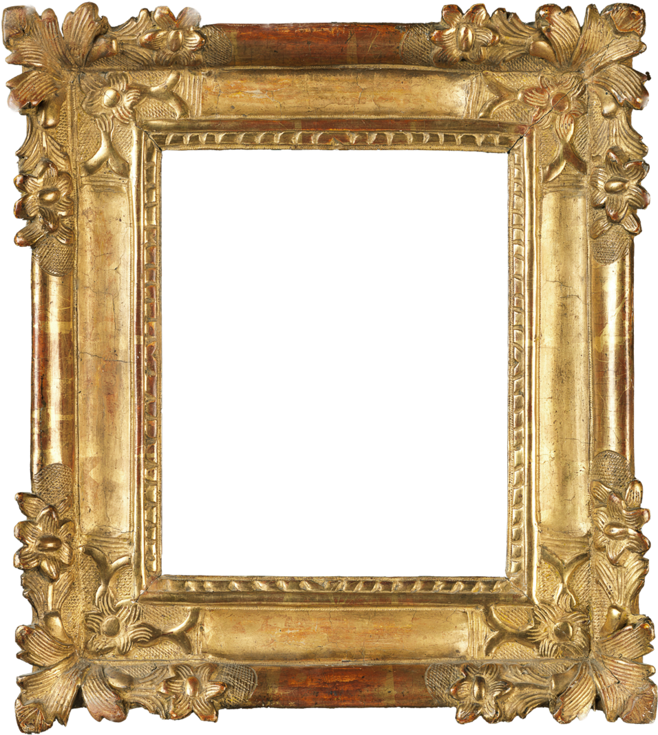 Antique Frame Gold Free Clipart HD PNG Image