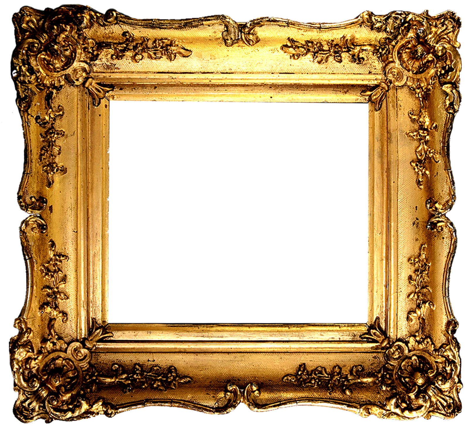 Antique Frame Gold Free Photo PNG Image