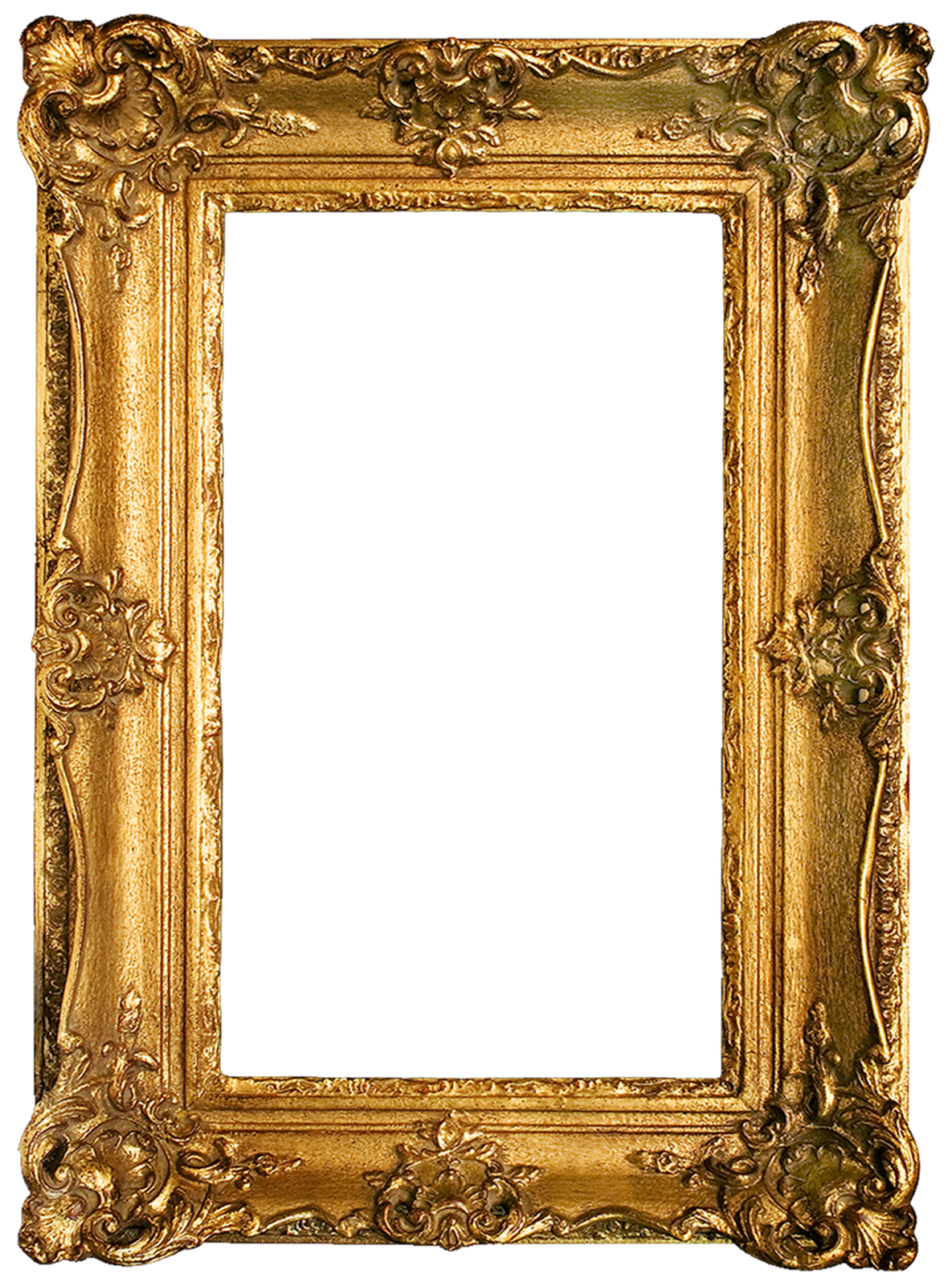Antique Frame Pic Gold Free PNG HQ PNG Image