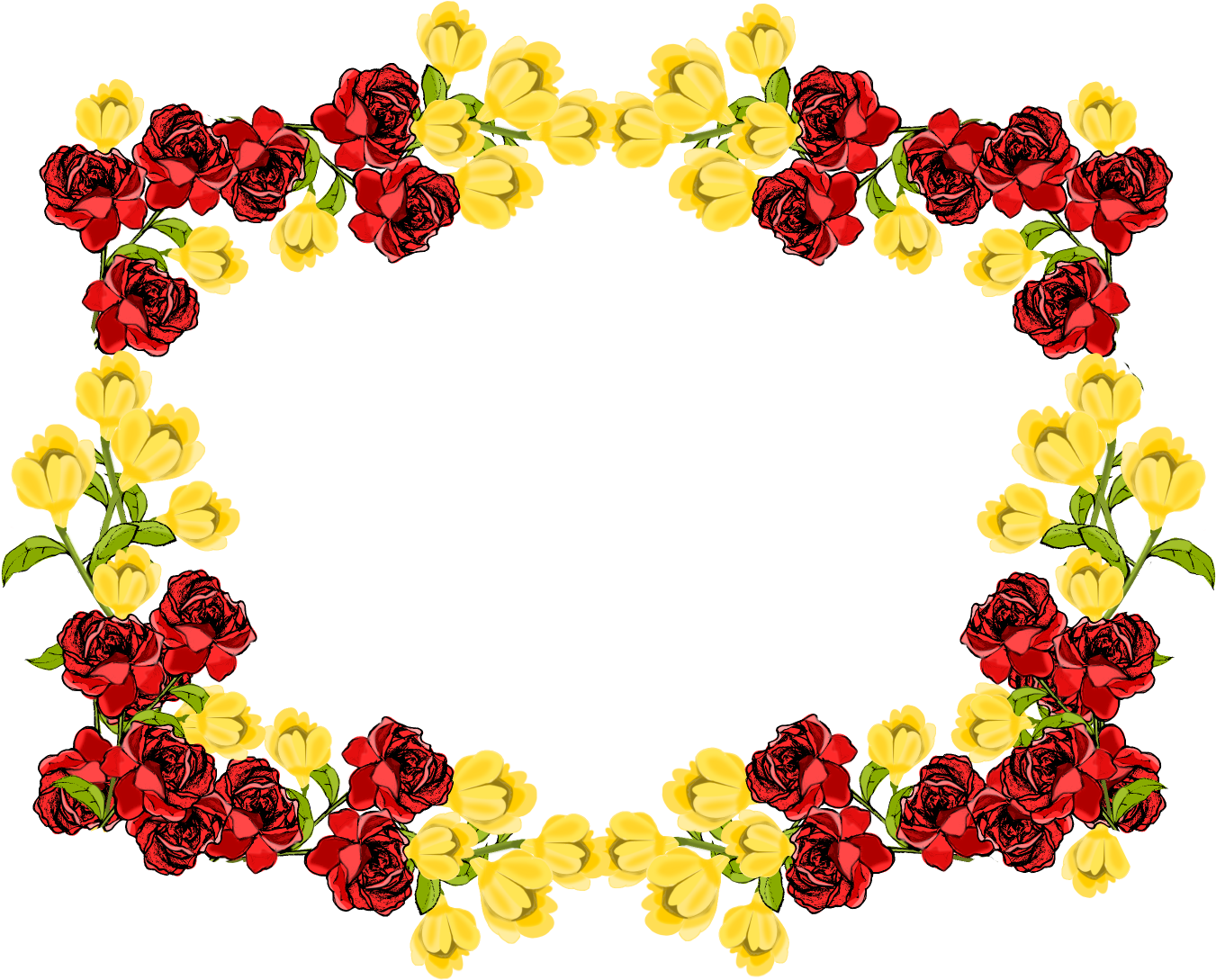 Design Flowers Border Download Free Image PNG Image