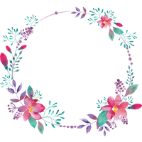 Floral Circle Border Blooming Download HD Transparent HQ PNG Download