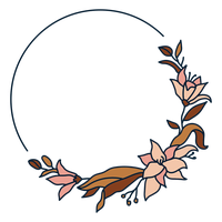 Floral Circle Border HQ Image Free PNG