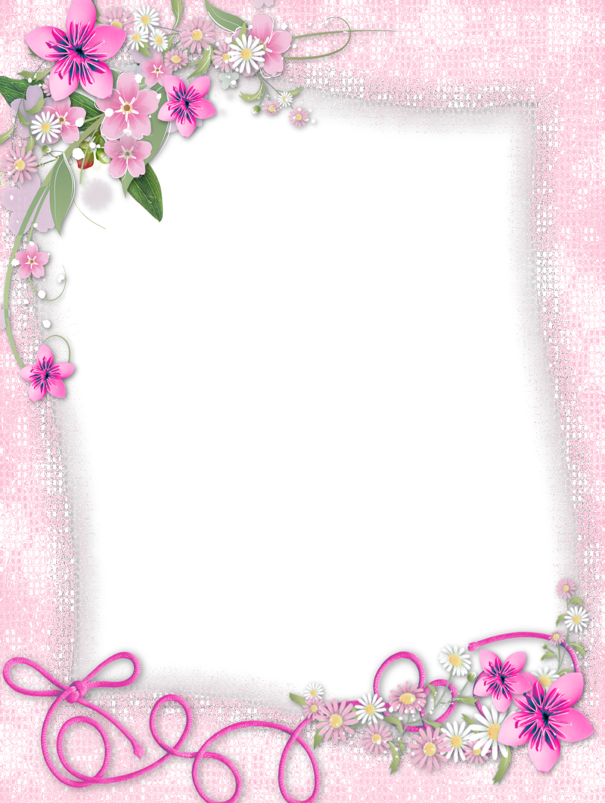 Vector Frame Flower Border PNG File HD PNG Image