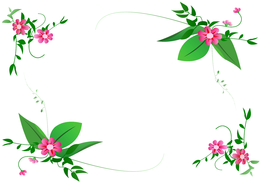 flower frame border design