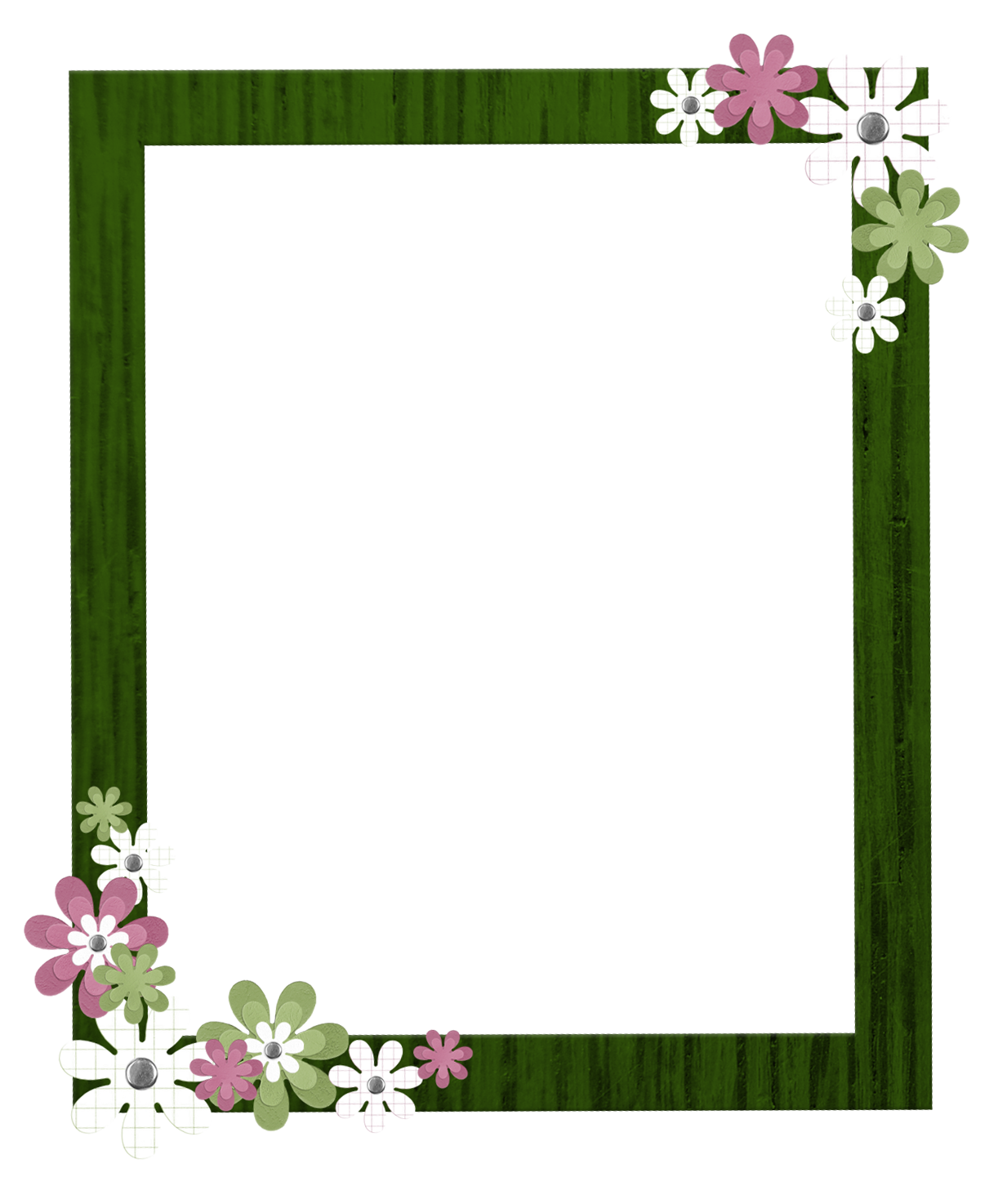 Frame Square Border Flower Download HQ PNG Image
