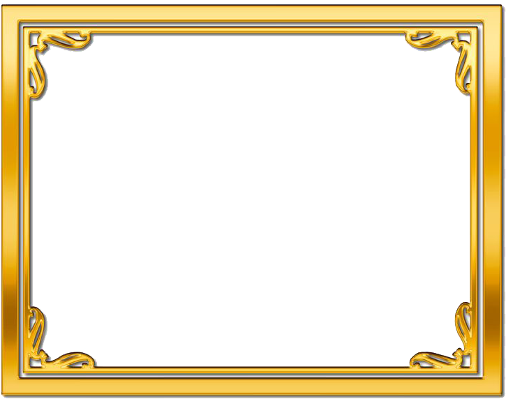 Frame Gold Rectangle PNG Download Free PNG Image