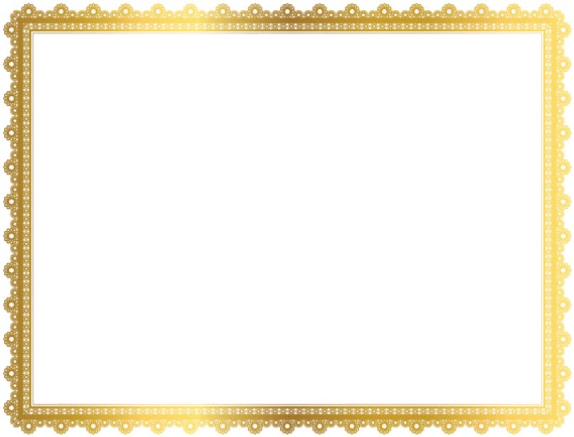 Frame Gold Rectangle Download HQ PNG Image