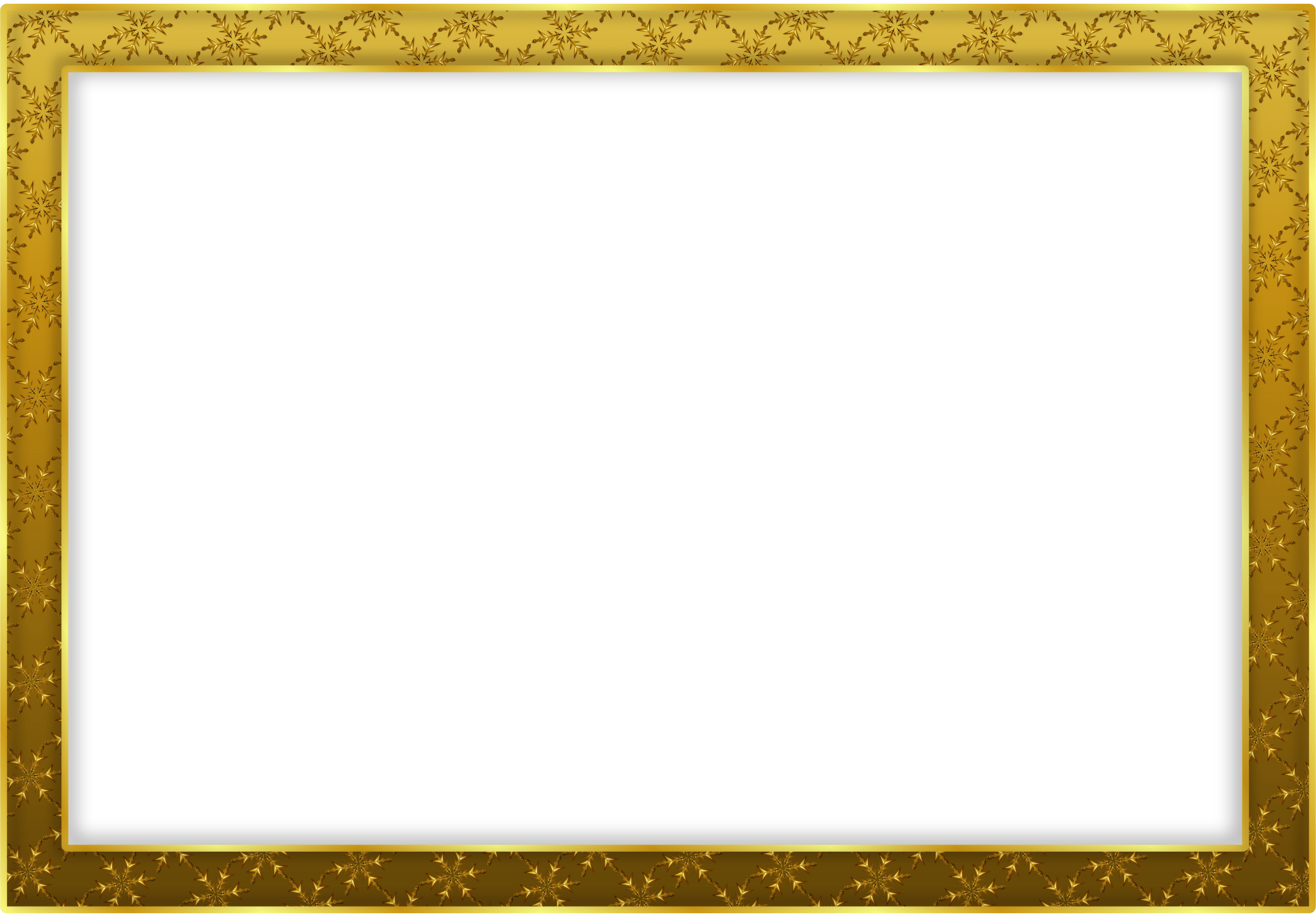 Frame Pic Gold Rectangle Download HQ PNG Image