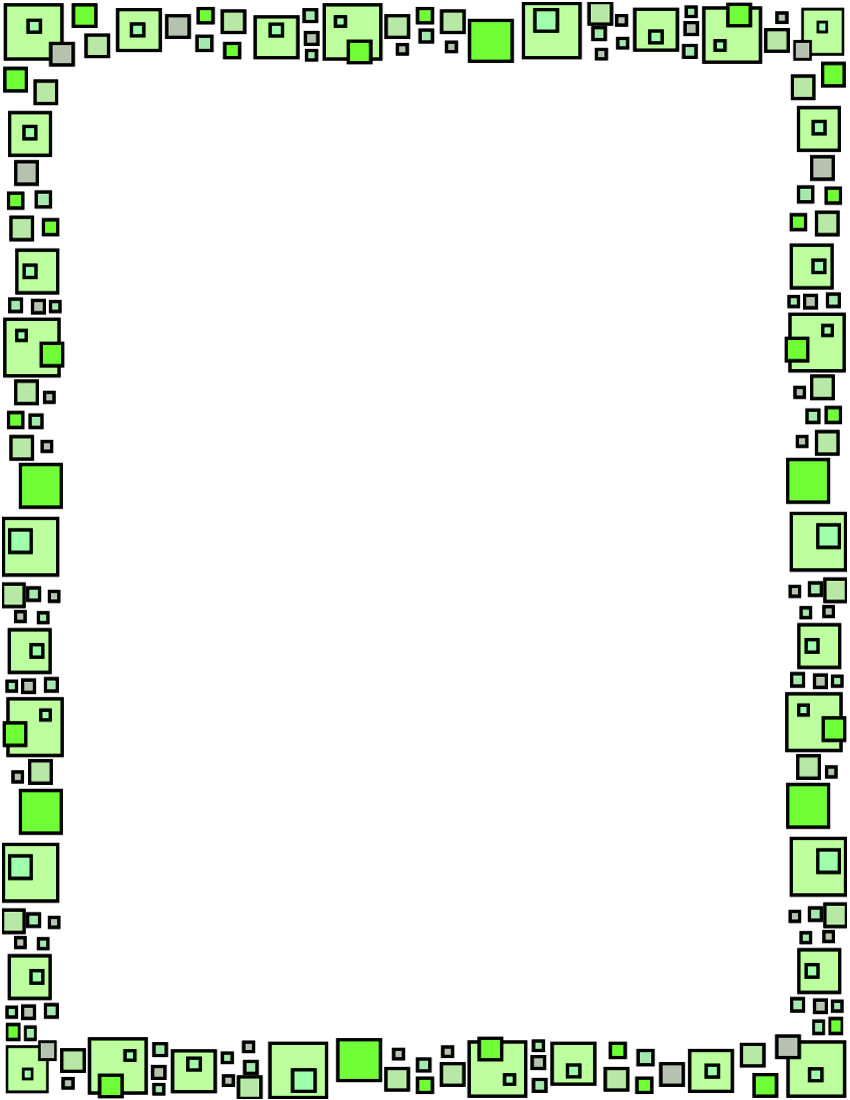 Frame Green Rectangle PNG Image High Quality PNG Image