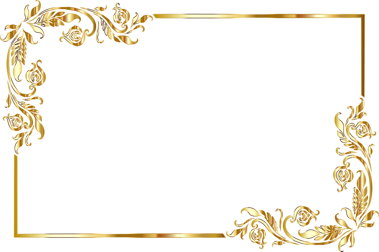 Golden Frame Vector Pic HD Image Free Transparent PNG Image