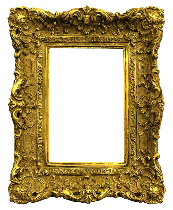 Golden Frame Wedding PNG File HD PNG Image