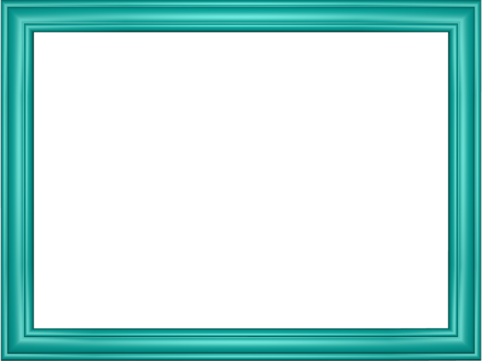 Frame Square Teal PNG Free Photo PNG Image