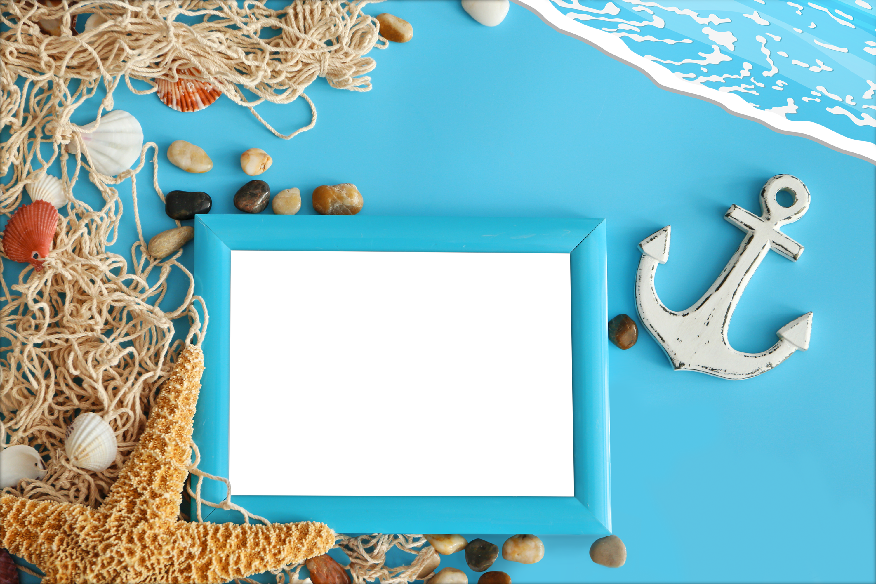 Frame Vector Teal PNG Free Photo PNG Image