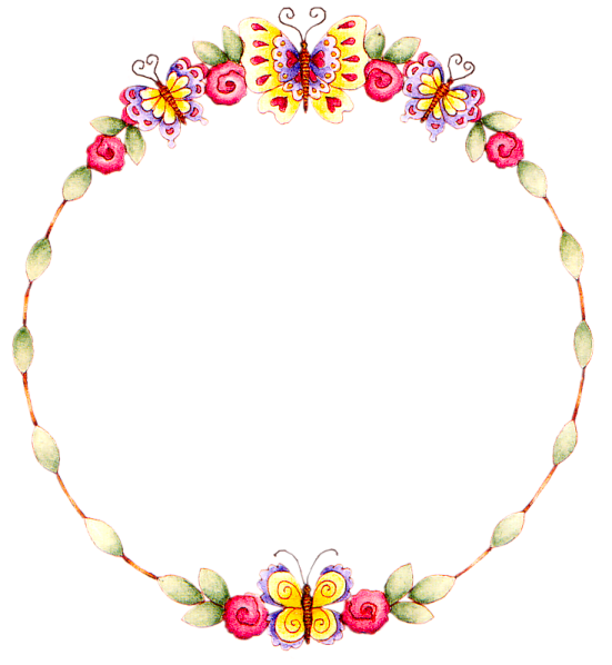 Download Download Floral Round Frame Transparent Background HQ PNG Image | FreePNGImg