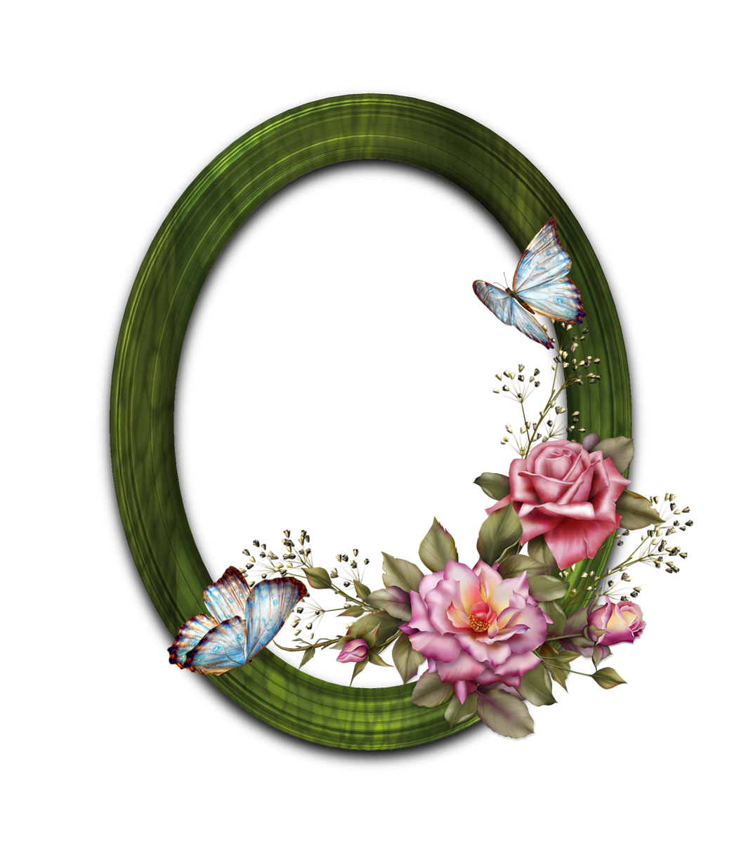 Download Floral Round Frame Transparent HQ PNG Image | FreePNGImg