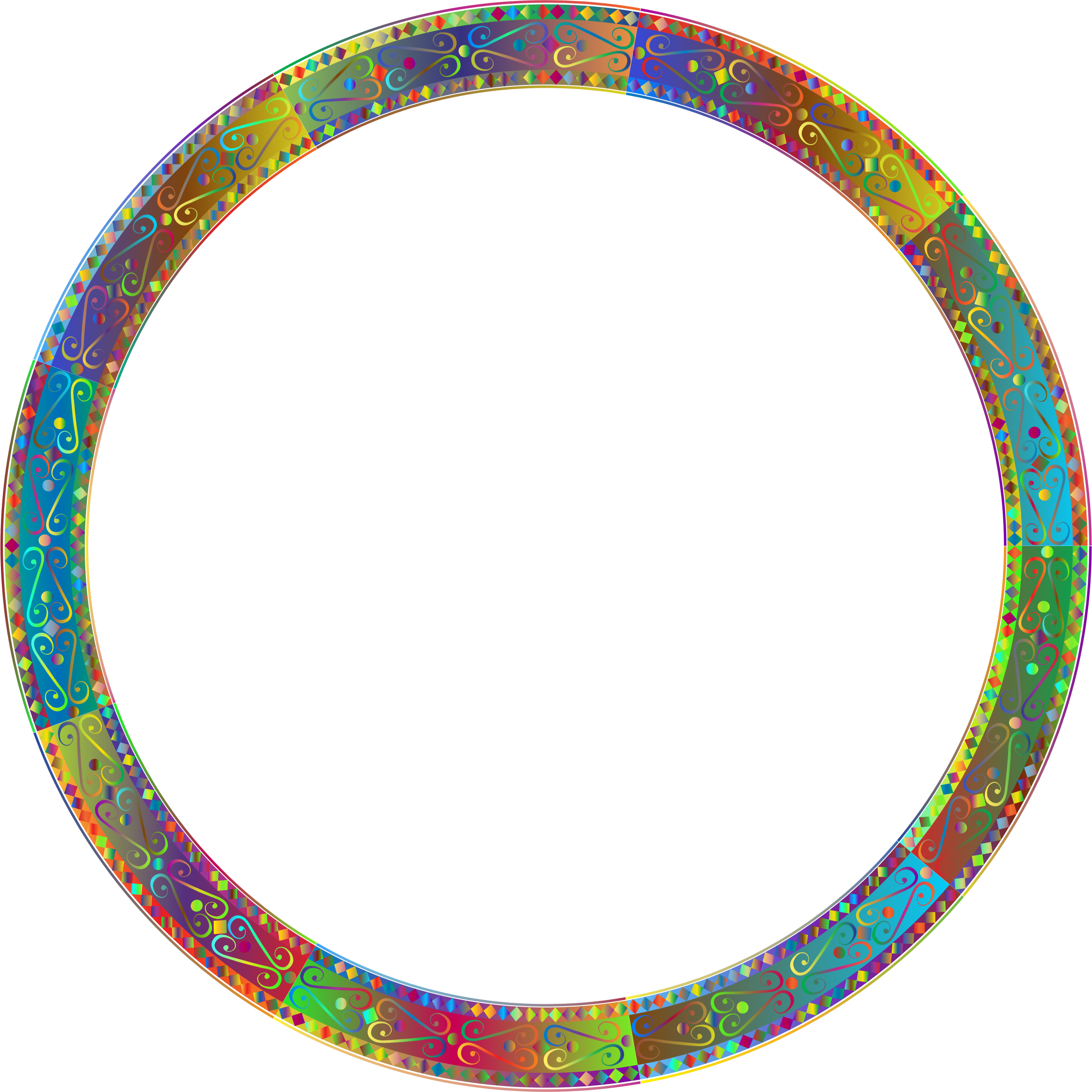 Round Frame Transparent PNG Image