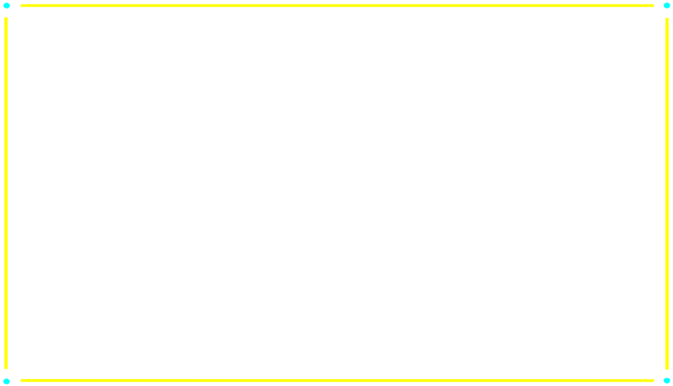 Yellow Border Frame Transparent Background PNG Image