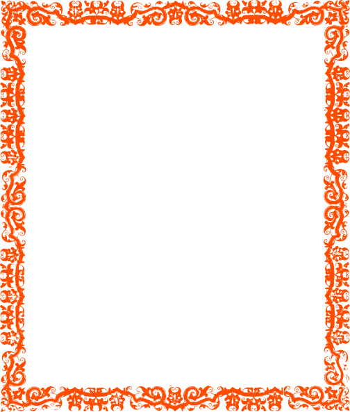 Download Orange Border Frame HQ PNG Image | FreePNGImg