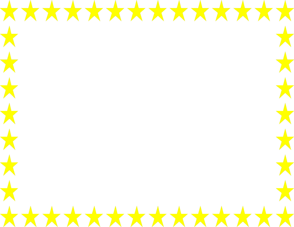 Yellow Border Frame PNG Image